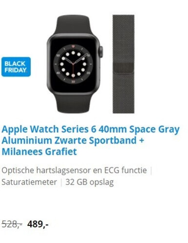 Apple   smartwatch folder aanbieding bij  Coolblue - details