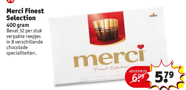 Merci   chocolade folder aanbieding bij  Kruidvat - details