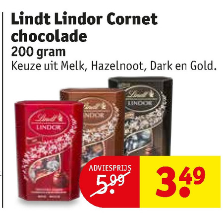 Lindt   chocolade folder aanbieding bij  Kruidvat - details