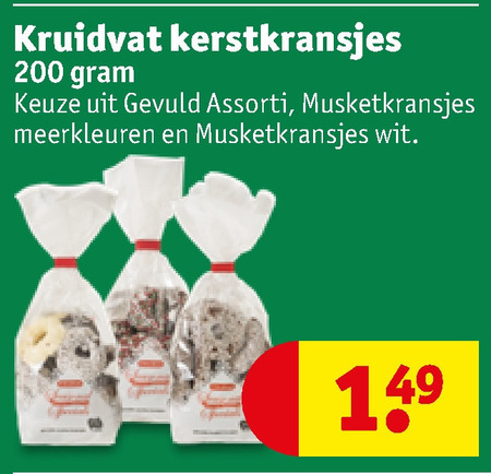 Kruidvat Huismerk   kerstkransjes folder aanbieding bij  Kruidvat - details