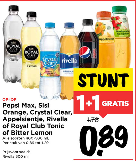 Pepsi   cola, frisdrank folder aanbieding bij  Vomar - details