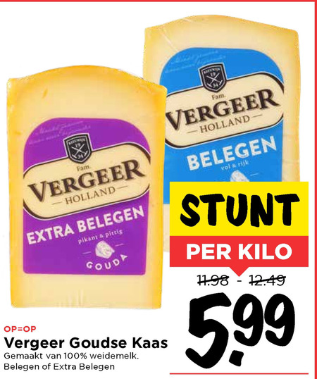 Vergeer   kaas folder aanbieding bij  Vomar - details