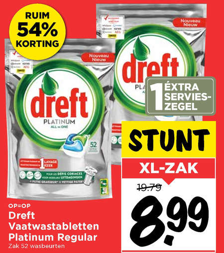 Dreft   vaatwasmiddel folder aanbieding bij  Vomar - details