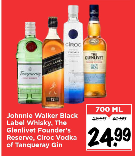 Ciroc   whisky, wodka folder aanbieding bij  Vomar - details