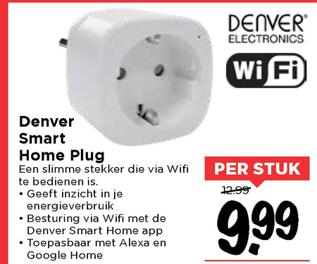 Denver   smart ledlamp folder aanbieding bij  Vomar - details