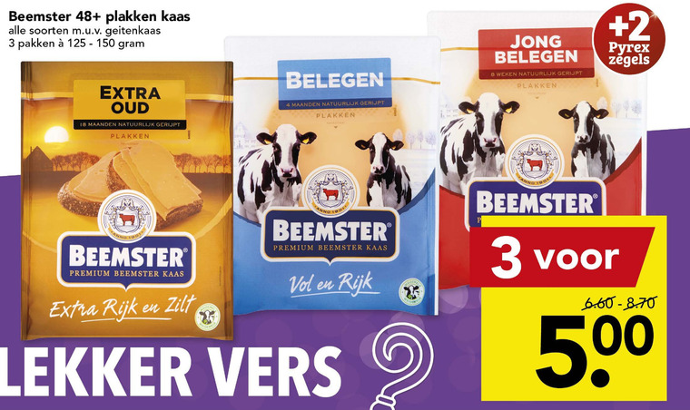 Beemster   kaasplakken folder aanbieding bij  Deen - details