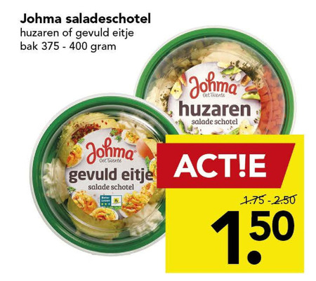 Johma   saladeschotel folder aanbieding bij  Deen - details