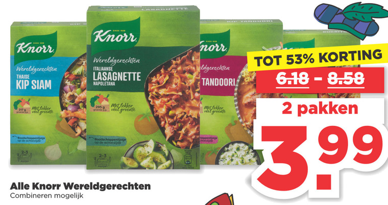 Knorr   maaltijdmix folder aanbieding bij  Plus - details