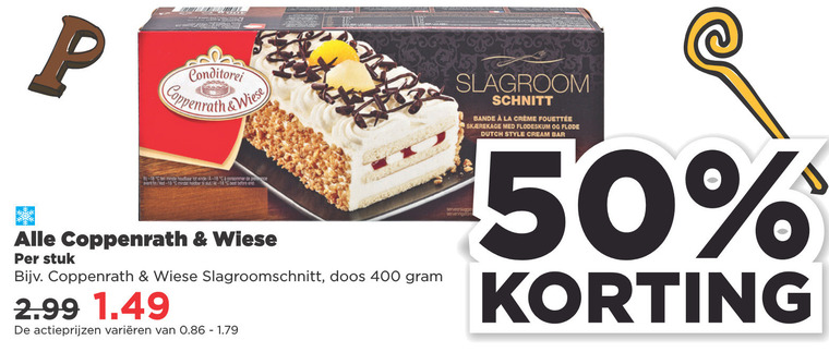 Coppenrath und Wiese   slagroomschnitte, mokkaschnitt folder aanbieding bij  Plus - details