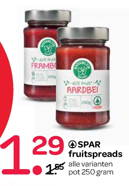 Spar Huismerk   jam folder aanbieding bij  Spar - details