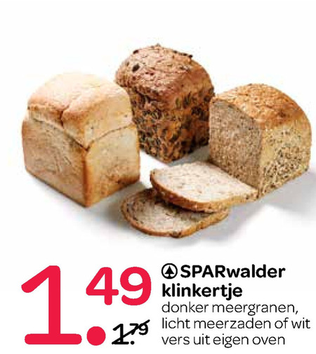 Sparwalder   brood folder aanbieding bij  Spar - details