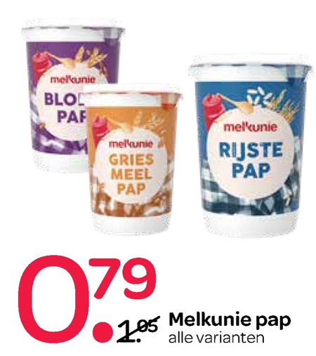 Melkunie   pap folder aanbieding bij  Spar - details