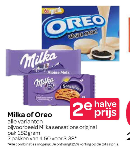 Oreo   biscuits folder aanbieding bij  Spar - details