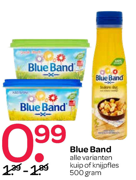 Blue Band   olie en vetten, margarine folder aanbieding bij  Spar - details