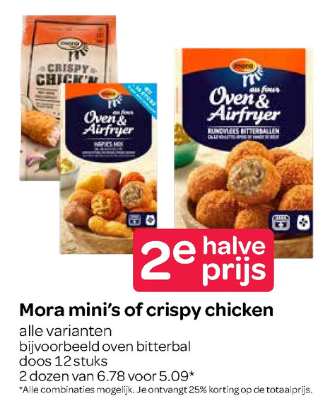 Mora   kroket, bitterballen folder aanbieding bij  Spar - details