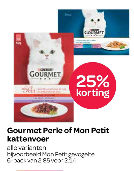 Gourmet   kattenvoer folder aanbieding bij  Spar - details