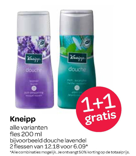 Kneipp   douchegel folder aanbieding bij  Spar - details