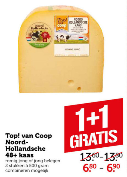 Coop Huismerk   kaas folder aanbieding bij  Coop - details