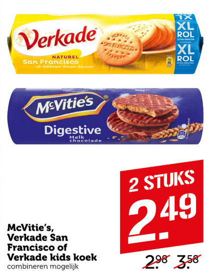 McVities   kinderbiscuit, biscuits folder aanbieding bij  Coop - details