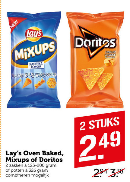 Doritos   zoutje, chips folder aanbieding bij  Coop - details