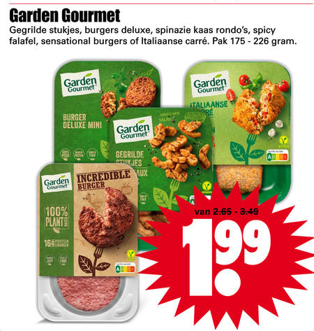 Garden Gourmet   vegetarisch folder aanbieding bij  Dirk - details