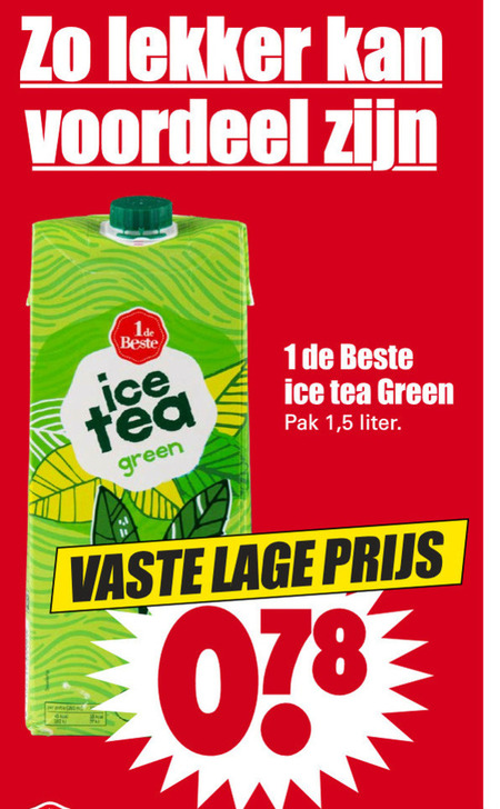 1 De Beste   ice tea folder aanbieding bij  Dirk - details