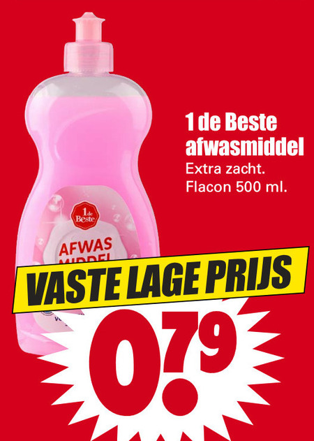 1 De Beste   afwasmiddel folder aanbieding bij  Dirk - details