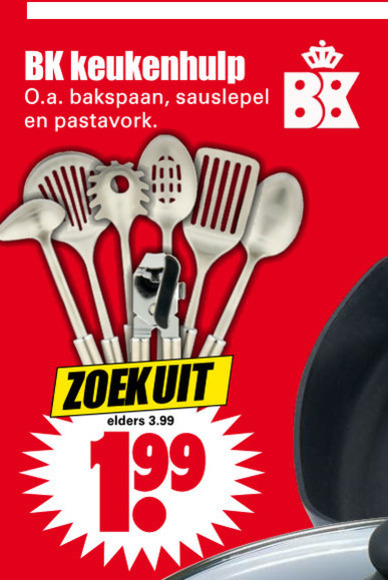 BK   kookgerei folder aanbieding bij  Dirk - details