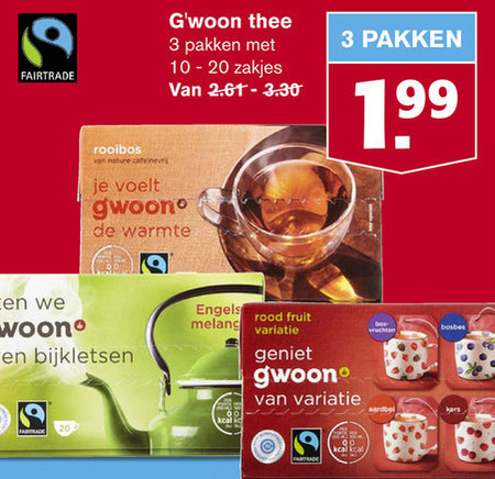 Gwoon   thee folder aanbieding bij  Hoogvliet - details