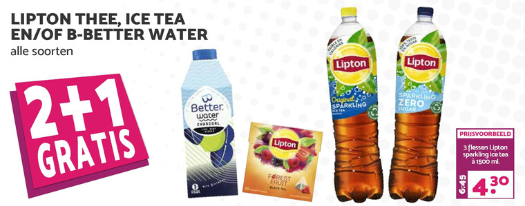 Lipton   thee, ice tea folder aanbieding bij  Boons Markt - details