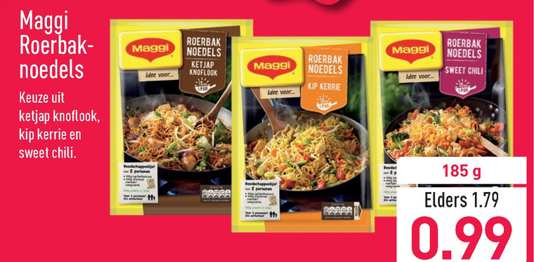 Maggi   noodles folder aanbieding bij  Aldi - details