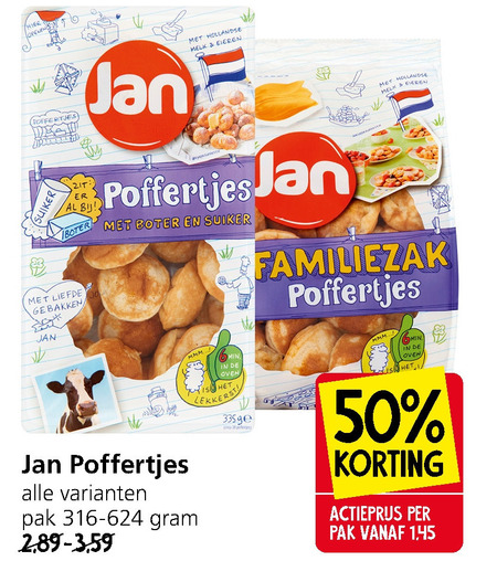 Jan   poffertjes folder aanbieding bij  Jan Linders - details