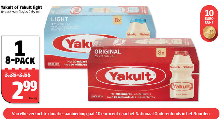 Yakult   drinkyoghurt folder aanbieding bij  Poiesz - details