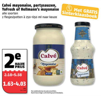 Hellmans   snacksaus, mayonaise folder aanbieding bij  Poiesz - details