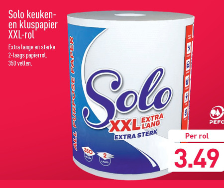 Solo   keukenpapier folder aanbieding bij  Aldi - details