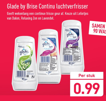 Glade   luchtverfrisser folder aanbieding bij  Aldi - details