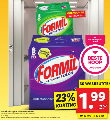 Formil   wasmiddel folder aanbieding bij  Lidl - details