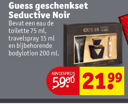 Guess   parfum geschenkset folder aanbieding bij  Kruidvat - details