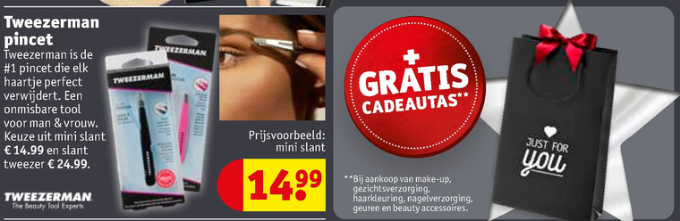 Tweezerman   pincet folder aanbieding bij  Kruidvat - details