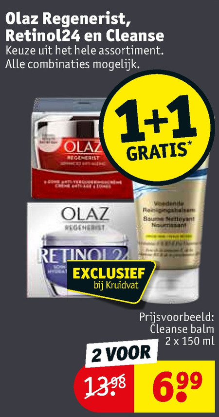 Olaz   dagcreme, nachtcreme folder aanbieding bij  Kruidvat - details