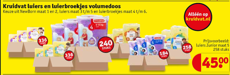 Kruidvat Huismerk   luiers, luierbroekjes folder aanbieding bij  Kruidvat - details