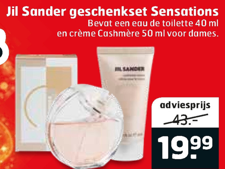 Jil Sander   parfum geschenkset folder aanbieding bij  Trekpleister - details