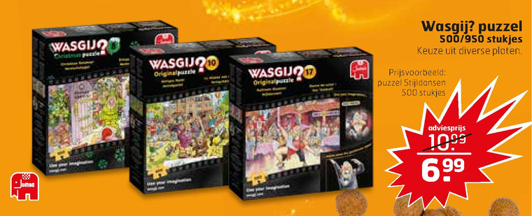 Jumbo   legpuzzel folder aanbieding bij  Trekpleister - details