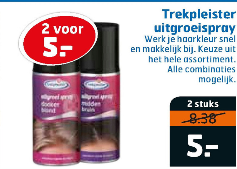 Trekpleister Huismerk   haarkleuring folder aanbieding bij  Trekpleister - details