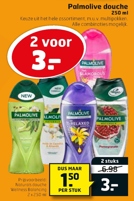 Palmolive   douchegel folder aanbieding bij  Trekpleister - details