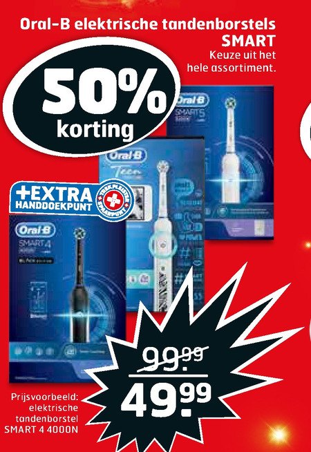 Braun Oral-B   electrische tandenborstel folder aanbieding bij  Trekpleister - details