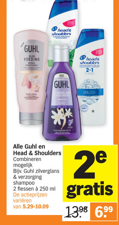 Head and Shoulders   conditioner, shampoo folder aanbieding bij  Albert Heijn - details