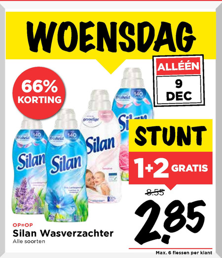 Silan   wasverzachter folder aanbieding bij  Vomar - details