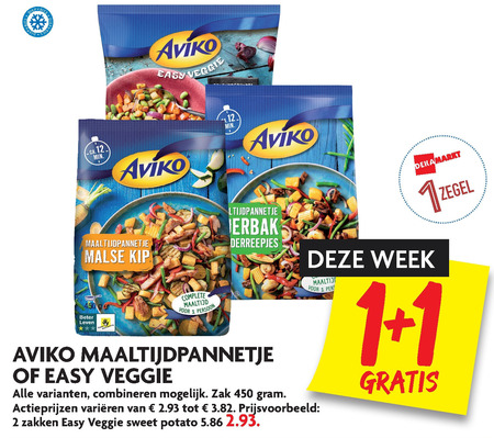 Aviko   diepvriesmaaltijd folder aanbieding bij  Dekamarkt - details