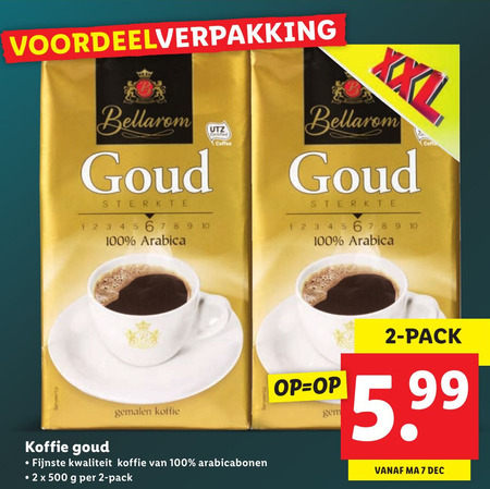 Bellarom   koffie folder aanbieding bij  Lidl - details